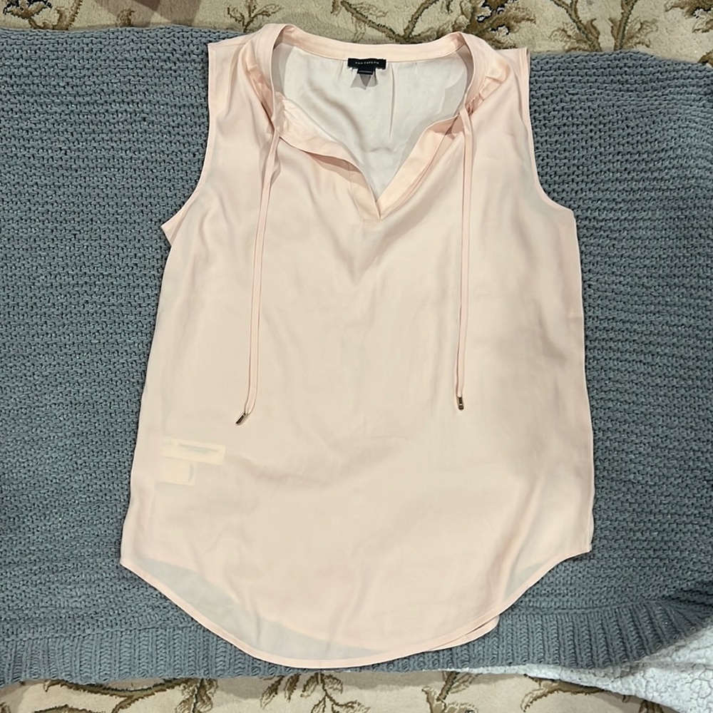 Ann taylor light pink blouse